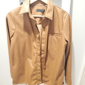 Bagatelle Faux Leather Jacket Size Small